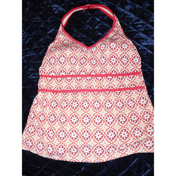 Lands End Tankini SwimWear Top Size 10 - Picture 1 of 4